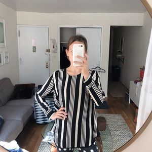 Vintage Striped Silk Blouse